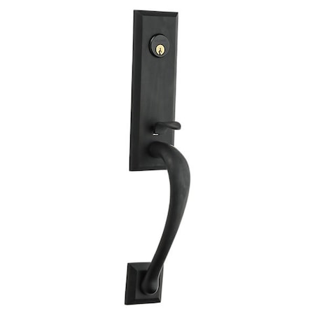 Baldwin Entry Handlesets Distressed Oil Rubbed Bronze M502.402.ENTR